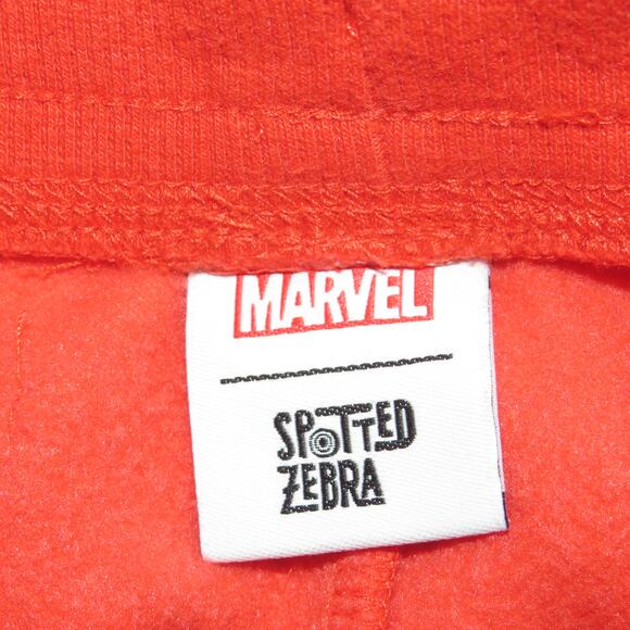 Spotted Zebra Marvel Avengers Orange Boys Drawstring Jogger Sweatpants - Picture 5 of 7